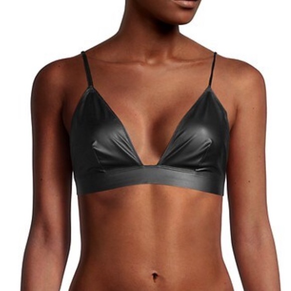 NWT Free People Vegan Leather Bralette